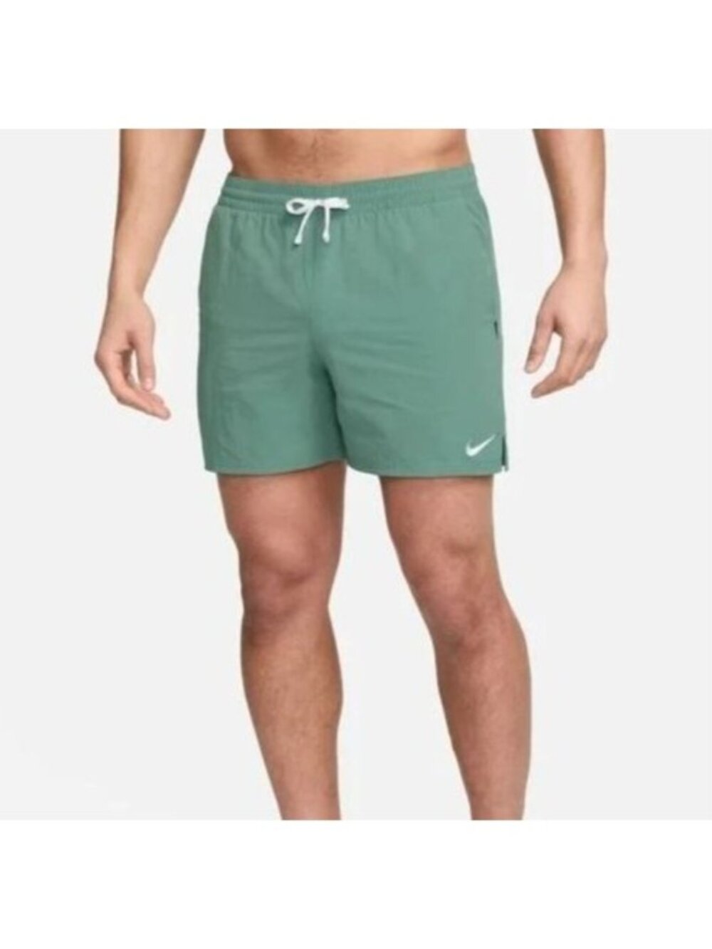 Nike Swim Solid Icon 5" Volley Short Green NESSE495-302 Men's Large NWT
